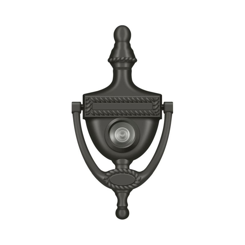 Victorian Brass Door Knocker, Oil Rubbed Bronze