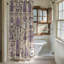 Rideau de douche haut de gamme - motif neige arctique-1763462633
