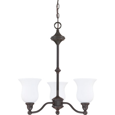 Lustre classique unique à 3 lumières meerab
