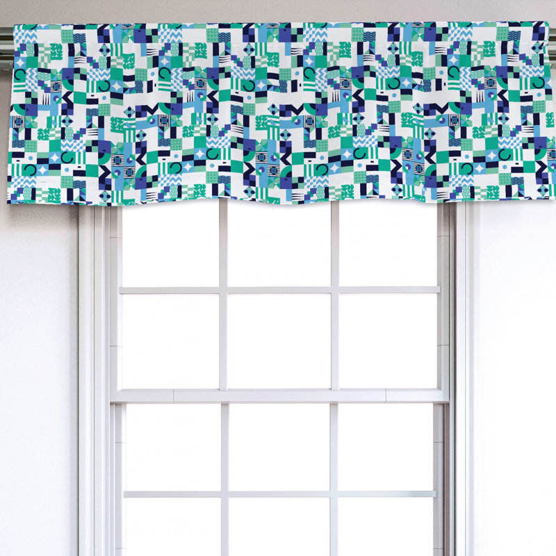 Sateen Ruffled Window Valance