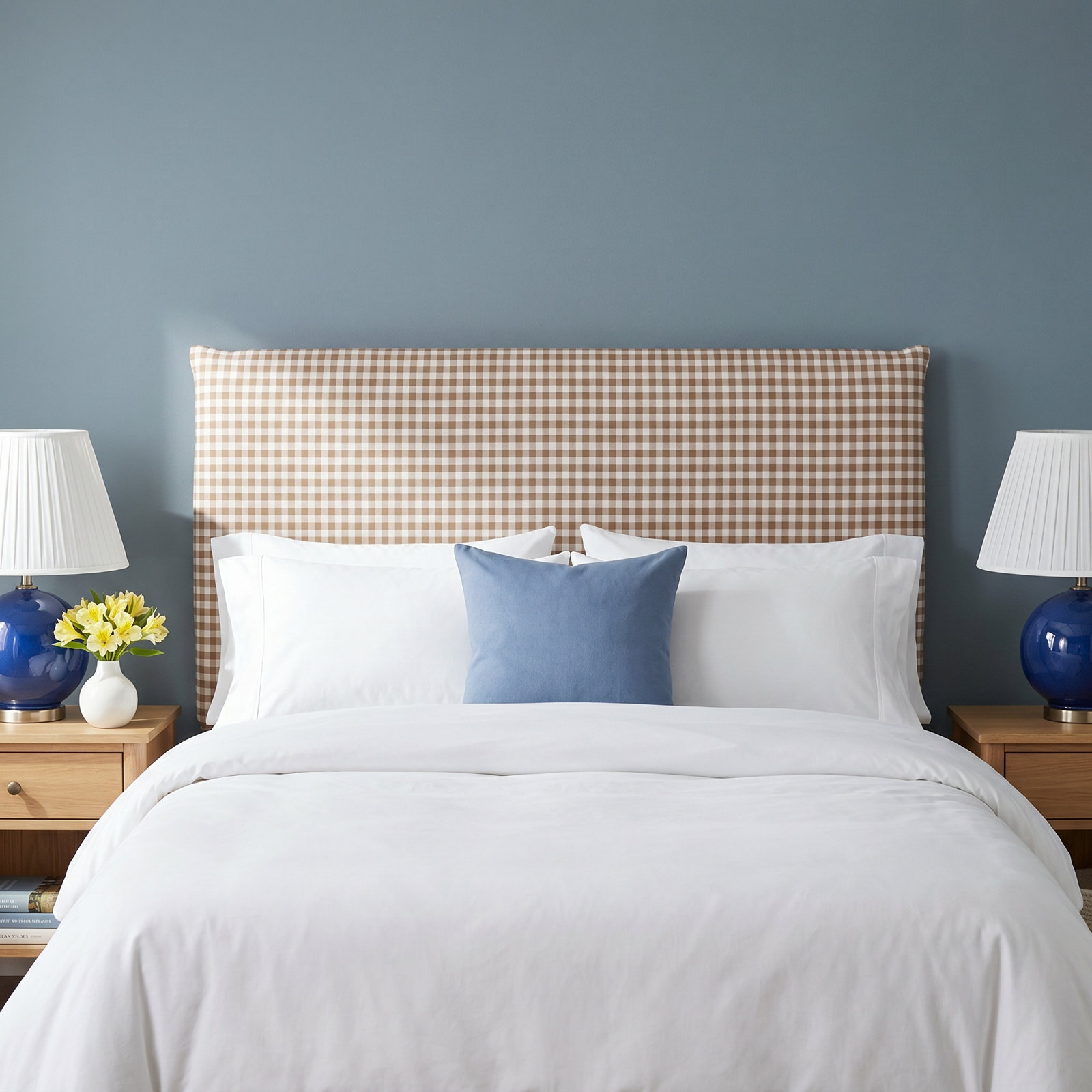 Bessinger Headboard, King, Robina Floral Ochre
