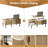 39" Lift Top Coffee Table, Fluted Modern Rectangle Center Table With Hidden Storage Space, Wood Living Room End Table With Sliding Door, For Home Office, Small Space-1274298540