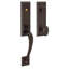 Cody Handleset with Single Cylinder Deadbolt and Door Lever and Rosette-133352615-133352485