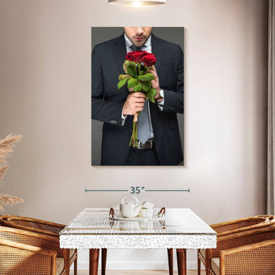 Shuttleworth Man With Roses