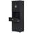 Tall Bathroom Cabinet with Laundry Basket, Large Storage Space
