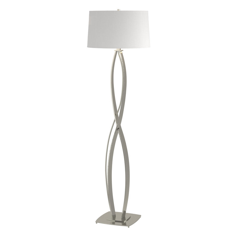 Almost Infinity Floor Lamp, Sterling, Natural Anna