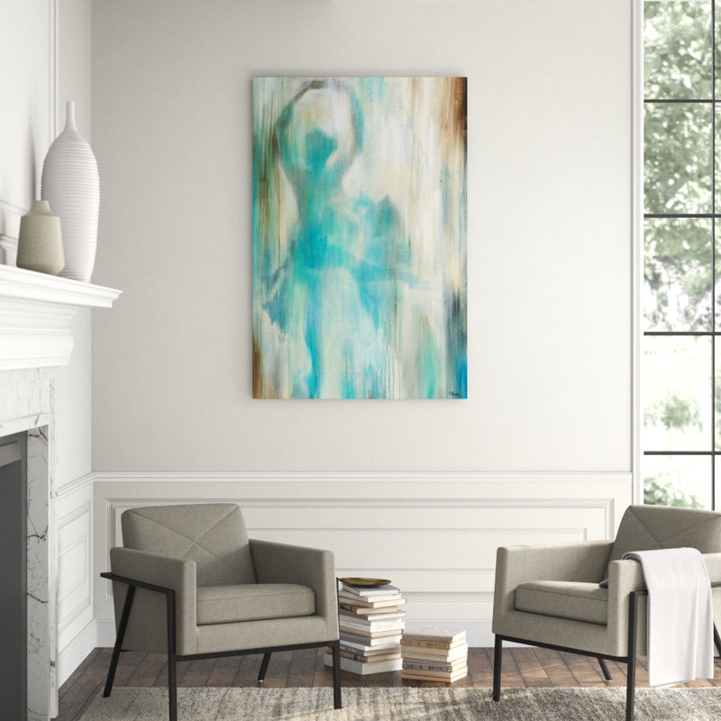 Remember Painting by Rikki Drotar, 60" H x 40" W x 1.5" D, Image Brush Gel