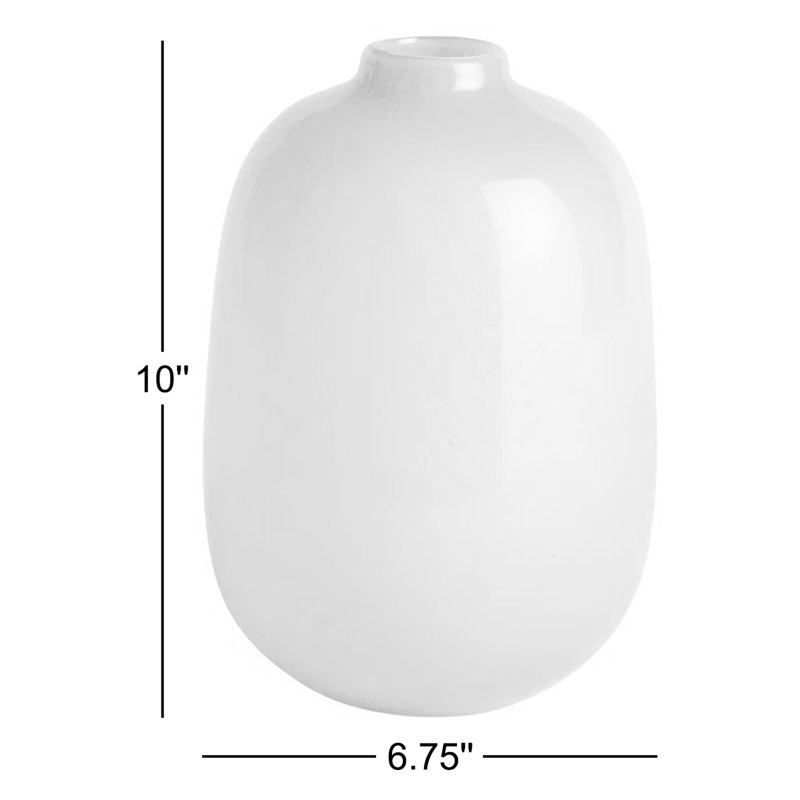 Niall Handmade Glass Table Vase, 10"