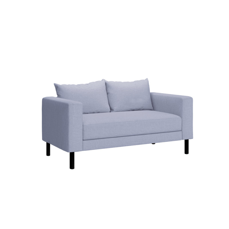 Essential Loveseat, Thistle Hemp Blend, Metal