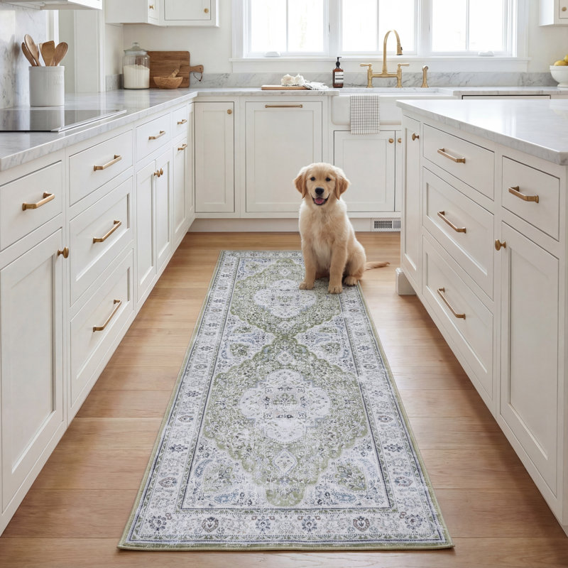 Czarnetzki Performance Machine Washable Oriental Rug, Runner 2'6" x 8'