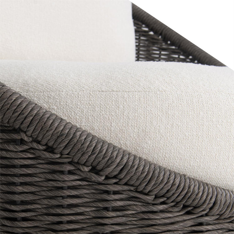 Santa Monica Outdoor Swivel Papasan Chair