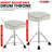 5 Core Drum Throne White Height Adjustable Guitar Stool Comfortable Drummer Chair Aaronjosh
