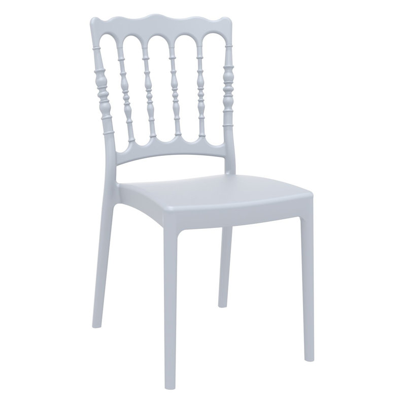 Chaise d'appoint de patio Wier, argent