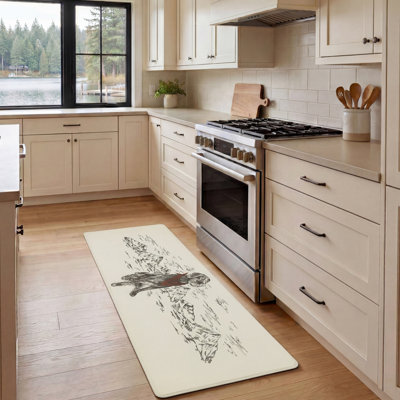 Eddie Bauer Man's Best Friend Wellness Kitchen Mat