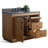 Avignon 42" Single Sink Freestanding Bathroom Vanity with Black Limestone Top-94008117-114248465