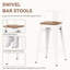 Tabouret de bar et de comptoir pivotant en métal-1282942667-1282942709