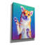 Art mural sur toile Winston Porter «Cute Rainbow Dog» par Rebecca Wang-1355880001