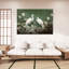 White Cranes - No Frame Print on Canvas-1175717946