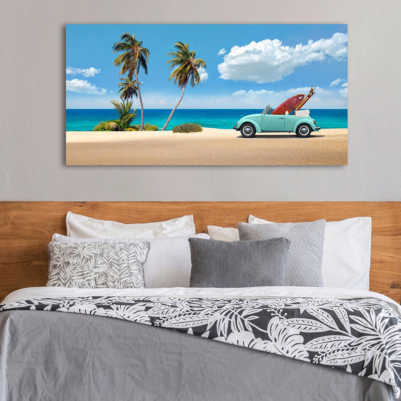 Surfers' Retreat - Wrapped Canvas Print, 50cm H x 100cm W x 4cm D