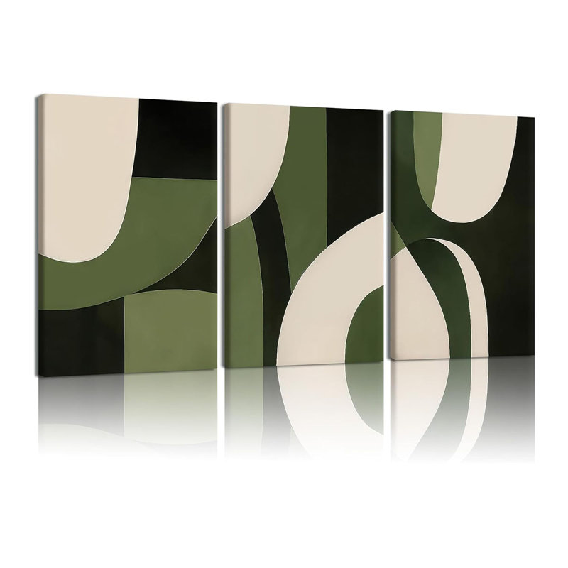 3 Piece Wrapped Canvas Print, 40 cm H x 30 cm W