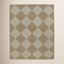 Winnie Beige Tan Hand-Knotted Geometric Wool Rug