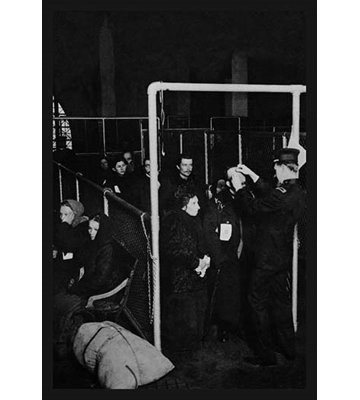 Examining Eyes at Ellis Island Photographic Print