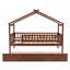 Lit en bois avec lit gigogne simple-118028850-118028851