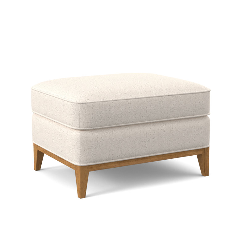 Repose-pieds Sonoma, Ambre, 100% polyester ivoire Venise
