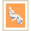 «Nude Orange» par Nantucket, impression sur bois encadrée-100477615-100477616