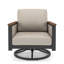 Chaise berçante d'extérieur en métal avec coussin Sunbrella® Townsend-2064391846-2042551169