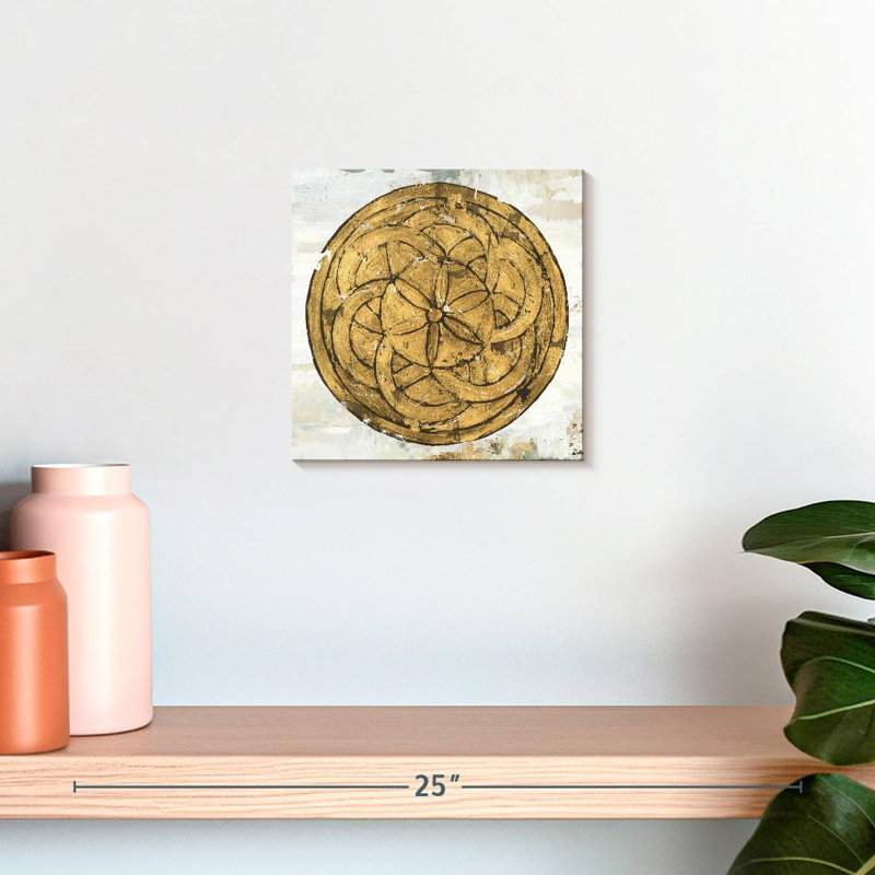 Plaque dorée Kerner, H 10 po x l 10 po