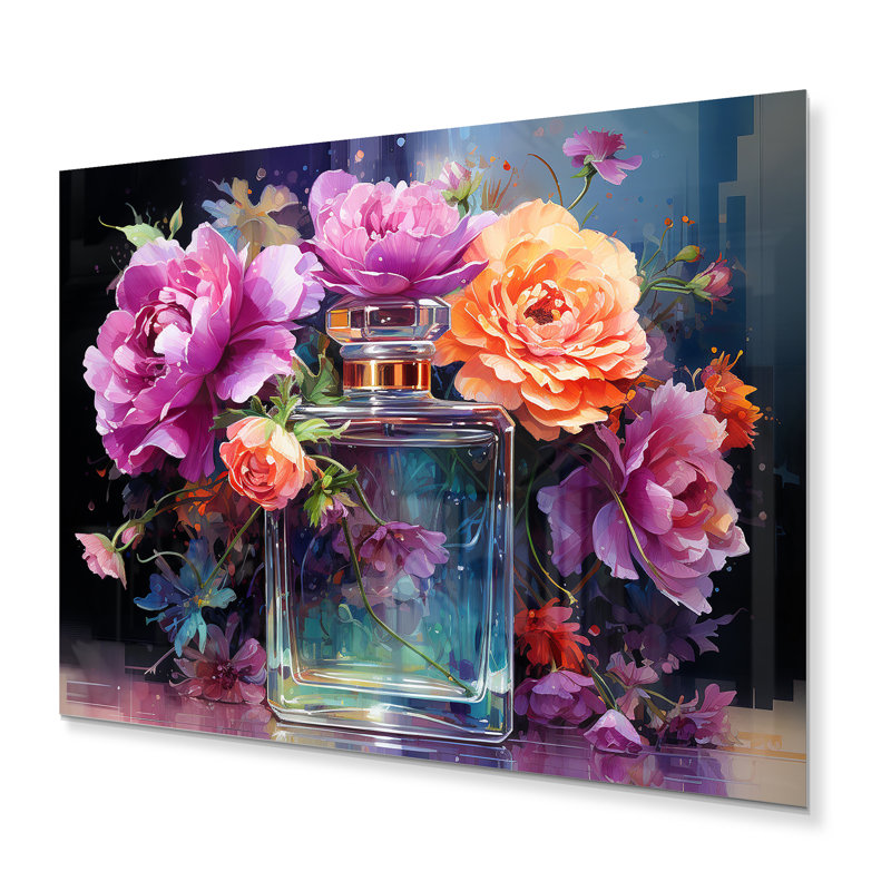 Perfume Vibrant Elegance V - impression sans cadre sur métal, H 12 po x l 20 po x P 1 po