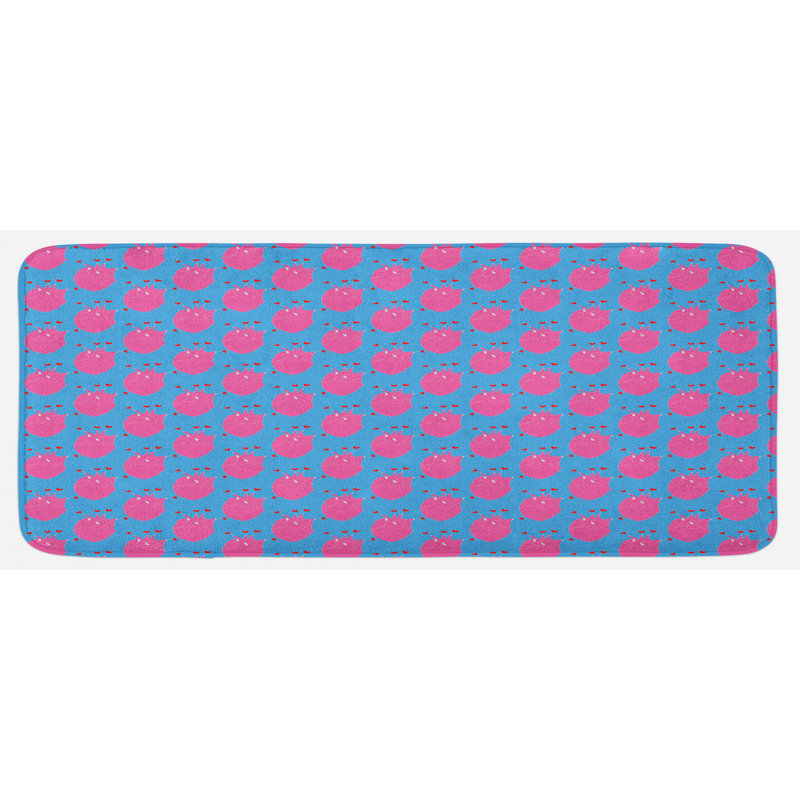 Tapis de cuisine romantique