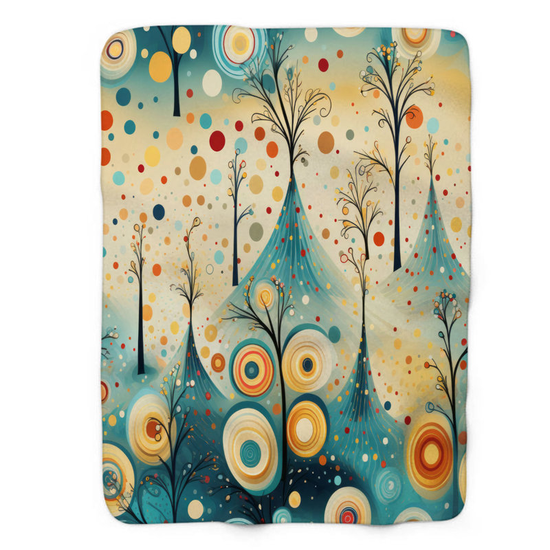 Yuletide Tree - 1 Piece Premium Blanket, Queen