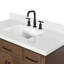 Meuble-lavabo simple en bois massif 42 po avec plateau en quartz Carrara de 1,5 po Thornaby-100449290-95016750