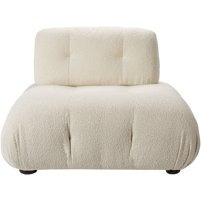 Bernabe Modern Modular Chair, Cream