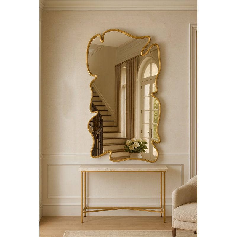 Infinity Modern Abstract Metal Mirror