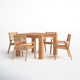 Thorne 43'' Rectangular 4 - Person Outdoor Dining Set
