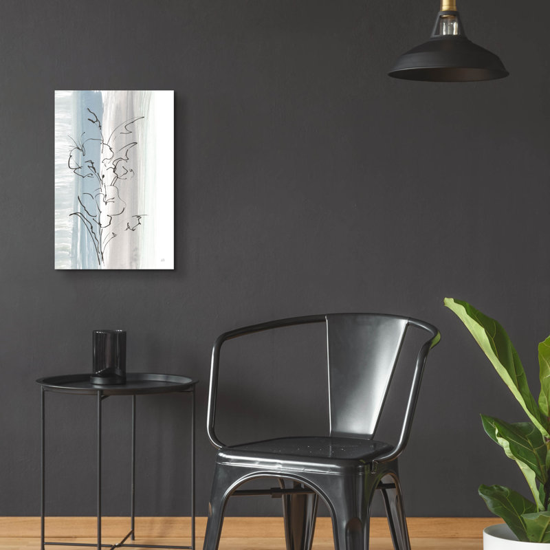 Art mural en verre Ivy Bronx «Laidback Flowers 2» par Chris Paschke, H 16 po x l 12 po x P 0,13 po