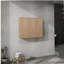 Armoire de salle de bain en bois 12 po, 3 portes à fermeture douce, fixation flottante