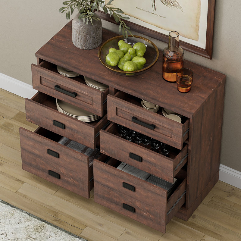 Ensemble de table de chevet 31,9 pouces Glenford, Brun