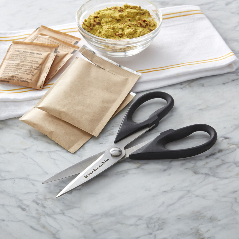 KitchenAid® KitchenAid All Purpose 8.75" Kitchen Shears with Soft Grip Handles and Protective Sheath