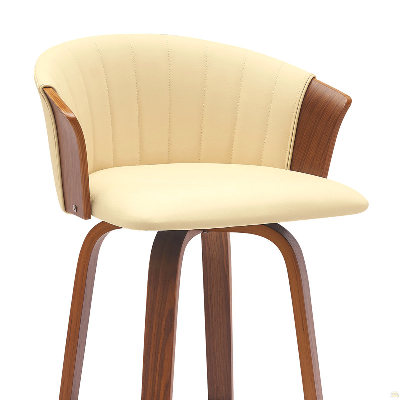 Tabouret de bar pivotant en noyer de 30 po Diana