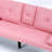 The 67-Inch Pink PVC Multi-Functional Sofa Bed, With A Foldable And Cup Holder Design, Makes It Extremely Convenient To Turn The Living Room Into A Guest Room-1016917080