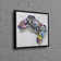 Banksy-Inspired Graffiti Art Featuring a Game Console on Framed Canvas Ideal for Game Room Decor and a Unique Personalized Gift for a Baby
