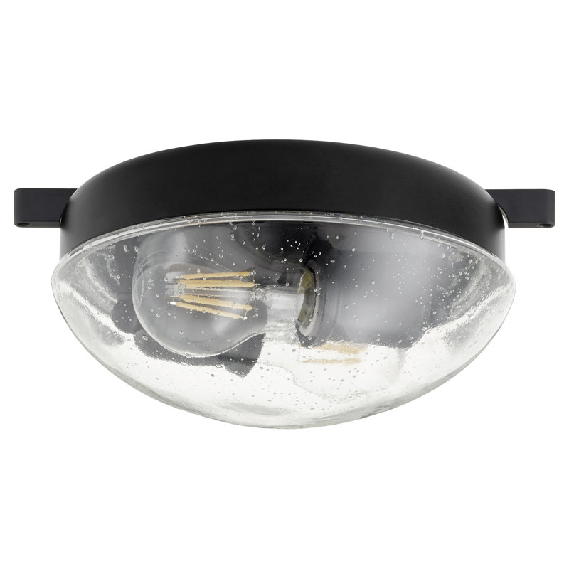 2 - Light Bowl Ceiling Fan Light Kit, Noir