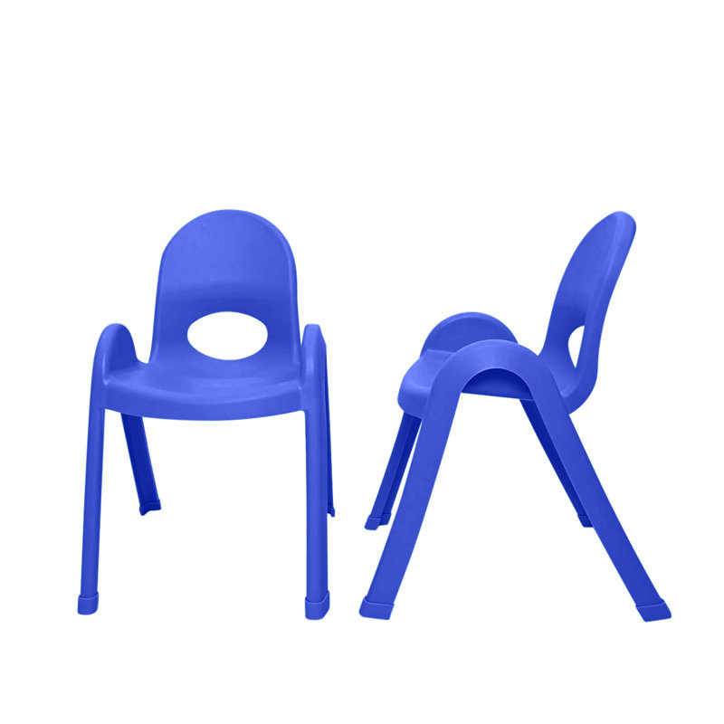 Chaise pour enfant 13 "Value Stack - ensemble de 2, Bleu