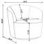 Chaise pivotante Resnick