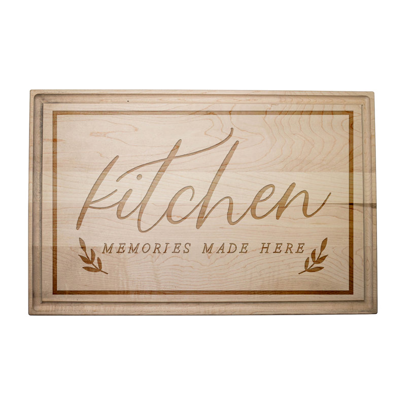 Kitchen Memories Made Here Cutting Board
