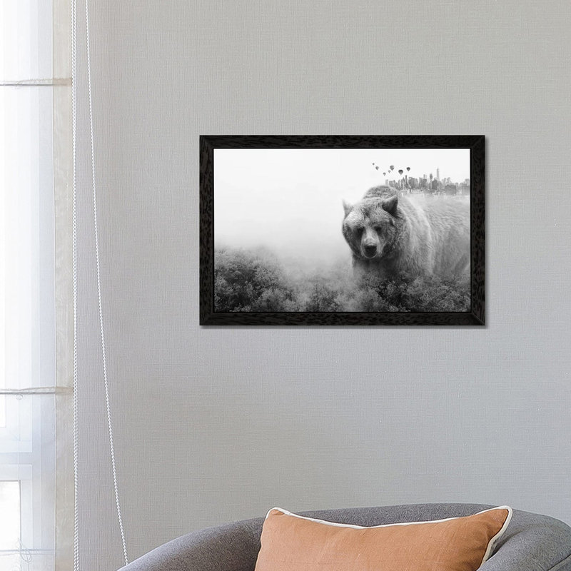 The Best Of All Worlds by Emanuela Carratoni - Print on Canvas, 152.5 cm H x 101.5 cm W, Black Floater Framed